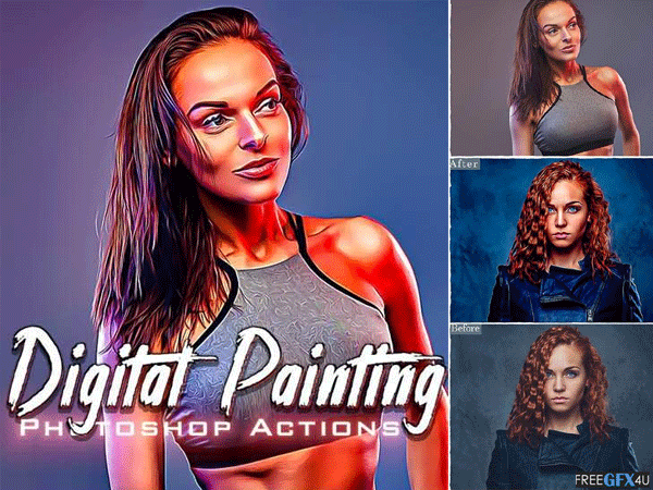 Digital Painting Photoshop Actions