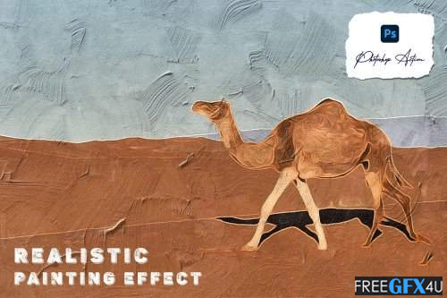 Realistic Painting Photo Effect Action Realistic Painting Effect Action