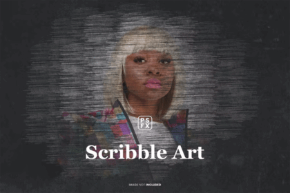 Scribble Art Photo Effect