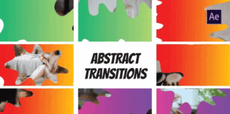 Abstract Transitions For After Effects