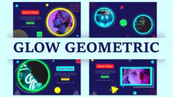 Glow Geometric Slideshow