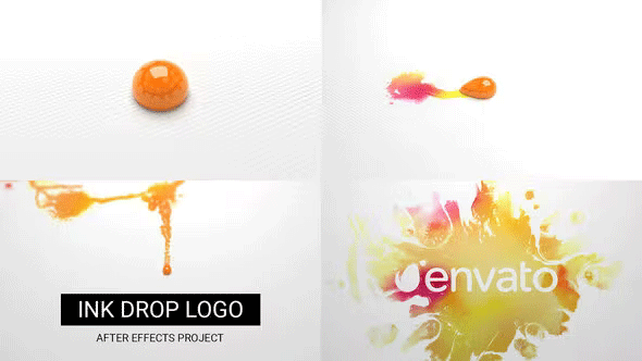 Videohive - Ink Drop Logo Ink Drop Logo