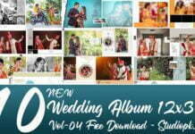 10 New Wedding Album 12x30 PSD Templates Vol-04 Free Download