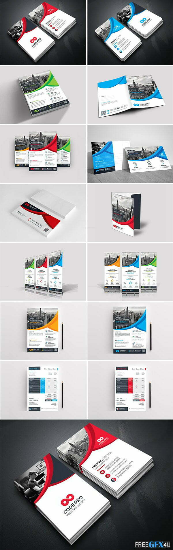 Business Stationary Design Flyer Banner Business Stationary Design