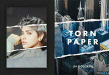 Torn Paper Effect for Posters