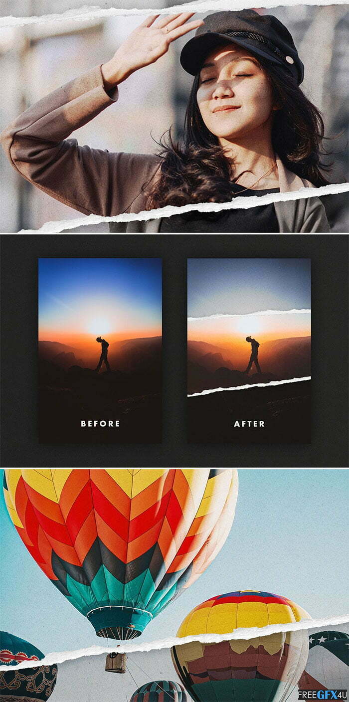 CreativeMarket - Torn Paper Effect for Posters Torn Paper Effect for Posters