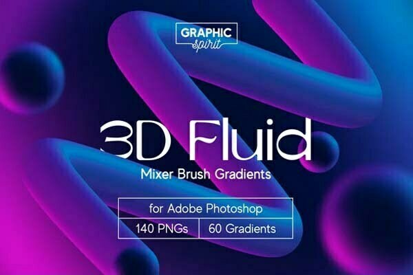 3D Fluid Mixer Brush Gradients