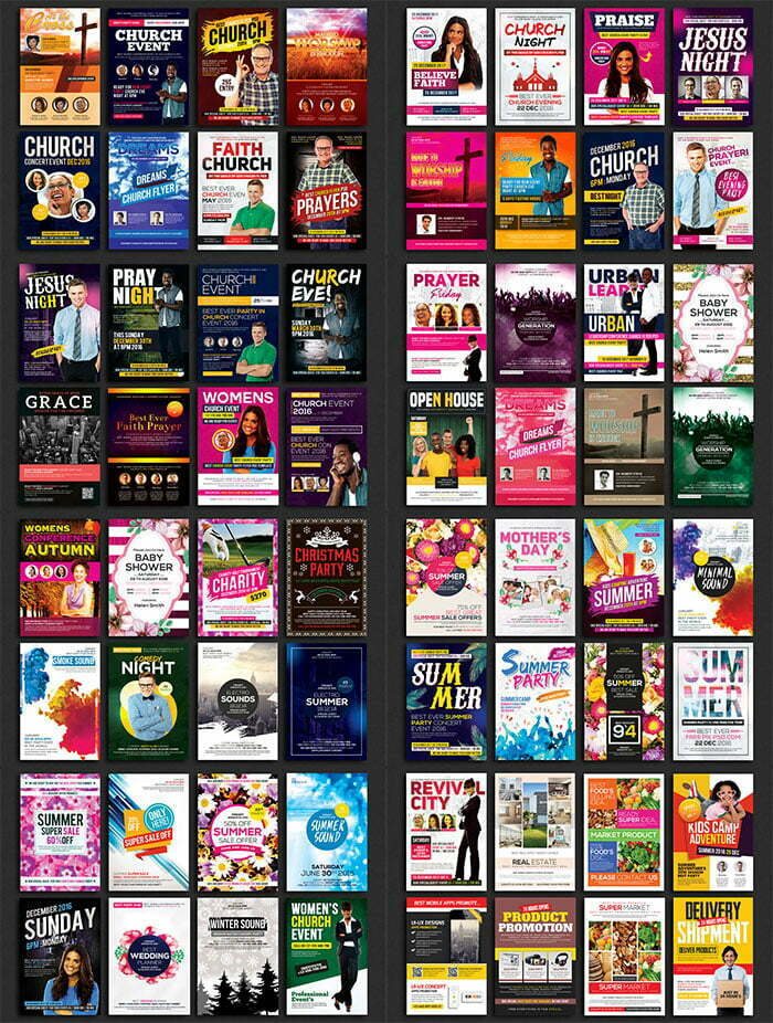 60 Business Flyers Templates Bundle Free Download 60 Business Flyers Templates Bundle