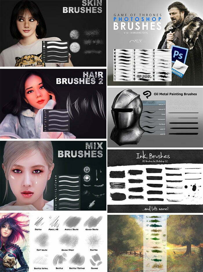 8 Awesome Painting Brushes Packs Free Download 8 Awesome Painting Brushes Packs