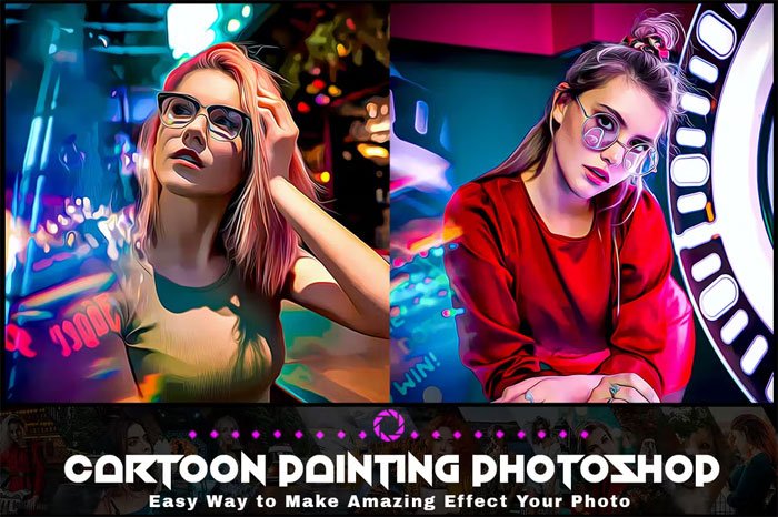 Cartoon Painting Actions