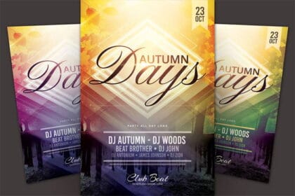 CreativeMarket - Autumn Days Flyer