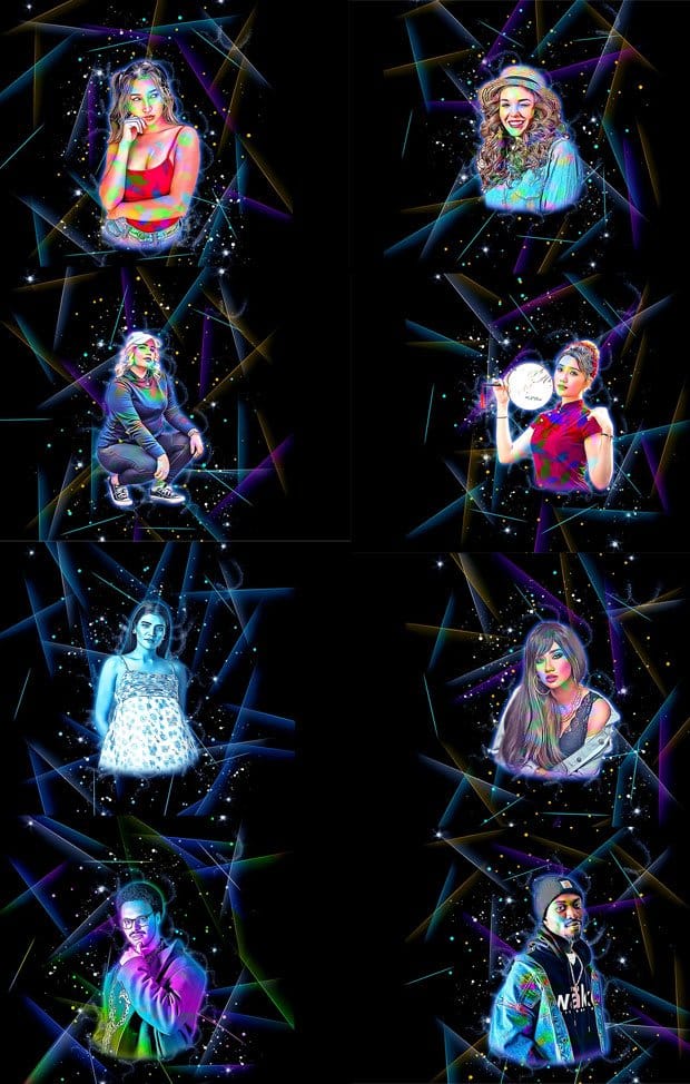 CreativeMarket - Glow Art Photoshop Action Glow Art Photoshop Action