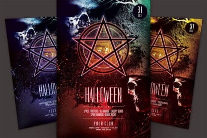 Halloween Flyer PSD Template