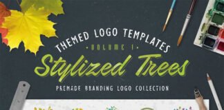 Logo Bundle Vol.1 - Stylized Trees