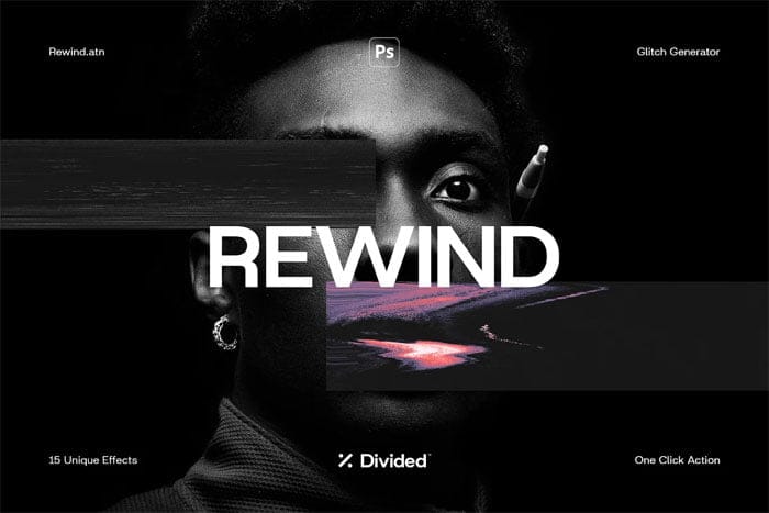 CreativeMarket - Rewind Glitch Generator (15 Actions) Rewind Glitch Generator (15 Actions)