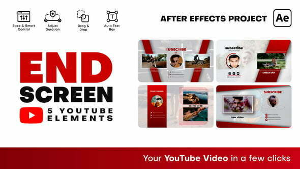 Videohive - YouTube End Screens
