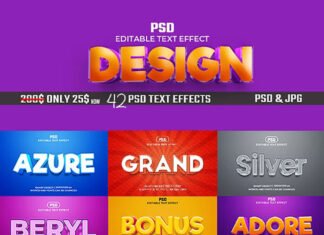 Graphicriver - Editable 3D Text Effects Pack