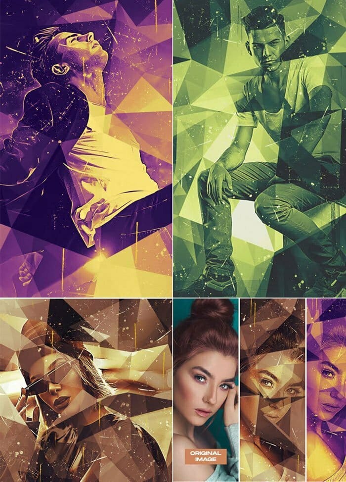 Graphicriver - PolyGrunge Oil Photoshop Action PolyGrunge Oil Photoshop Action