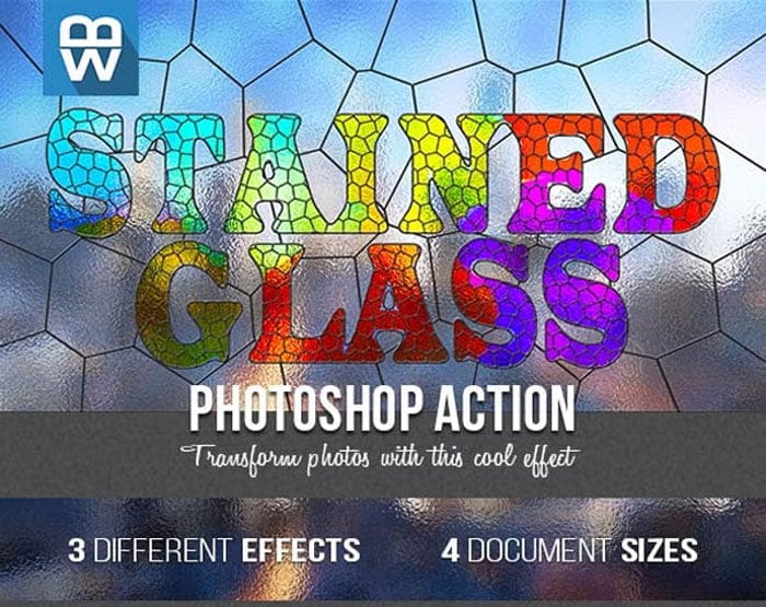 Graphicriver - Stained Glass Photoshop Action Stained Glass Photoshop Action