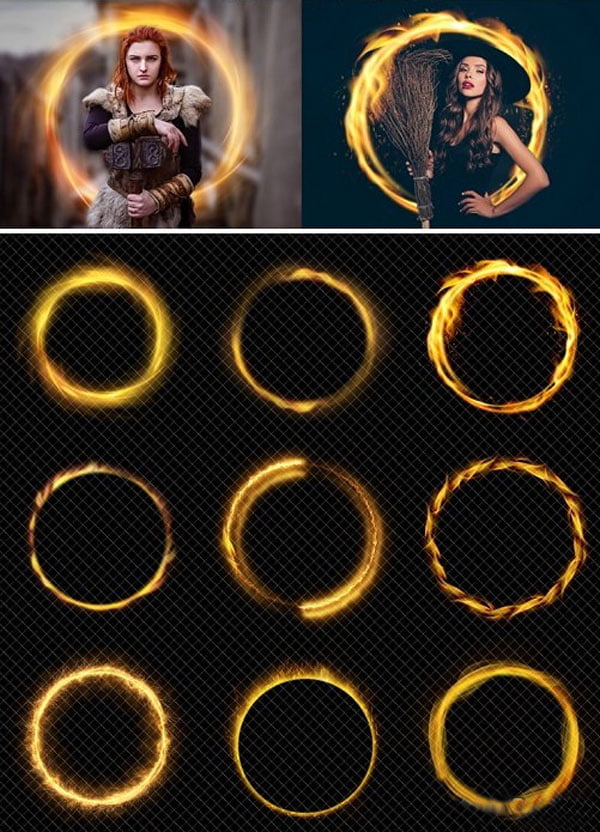 Magical Fire Ring Overlays