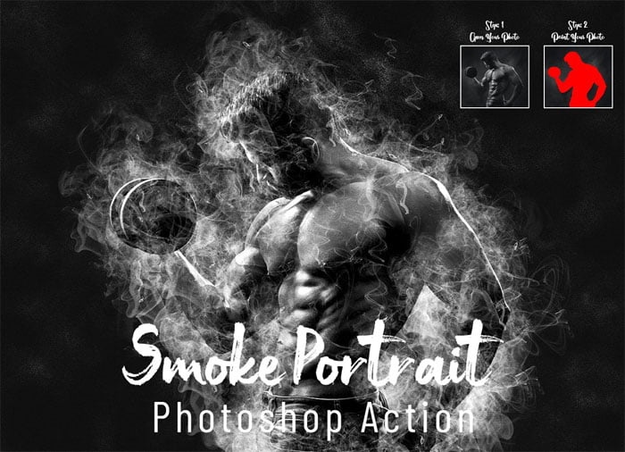 Smoke Portrait Action