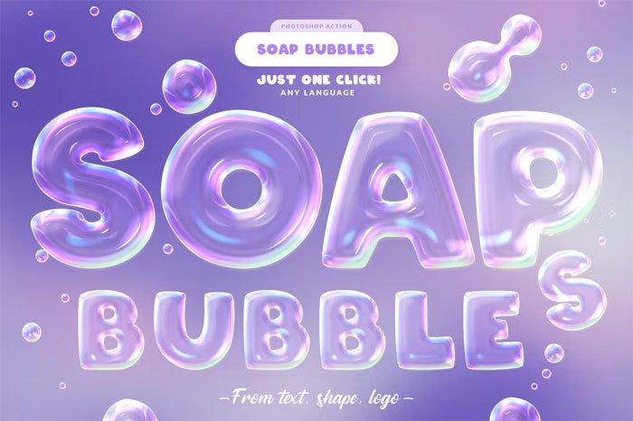 Soap Bubbles Action
