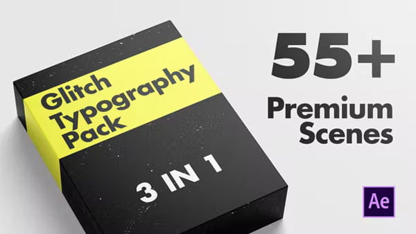 Glitch Typography Pack