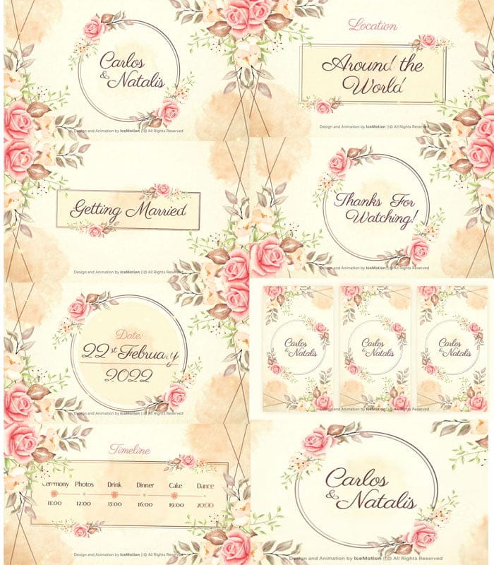 Videohive - Wedding Invitation 4K (2 in 1) Wedding Invitation 4K (2 in 1)