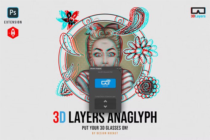 3D Anaglyph Layers 3DLA Extension