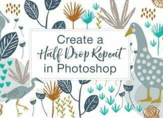 Create a Half Drop Repeat Pattern in Photoshop using Smart Objects