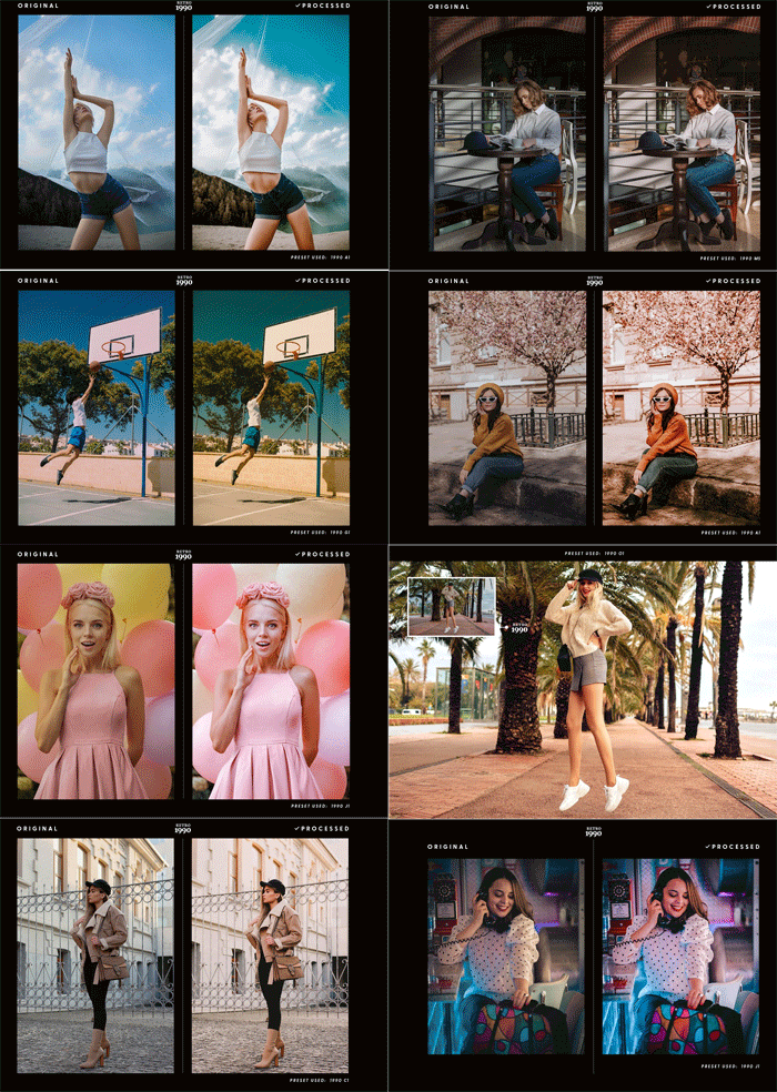 CreativeMarket - 1990 Retro Actions & Presets 1990 Retro Actions & Presets