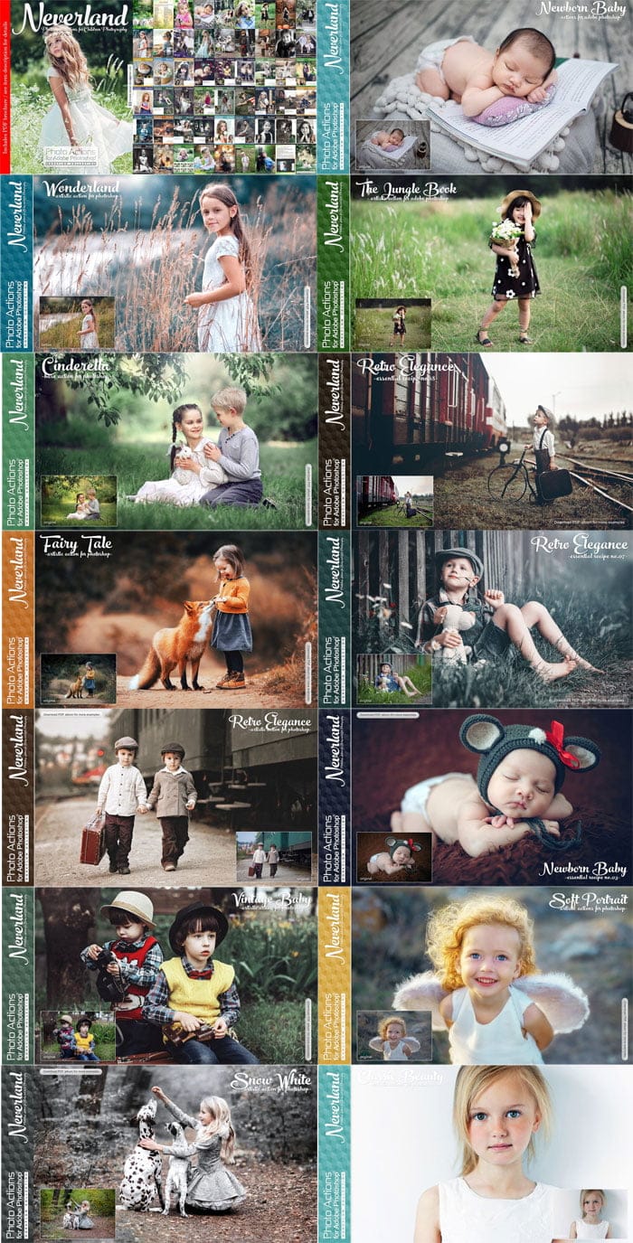 CreativeMarket - Actions for Photoshop Neverland Actions for Photoshop Neverland