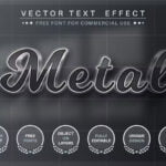 CreativeMarket - Dark Metal - Editable Text Effect Font Style