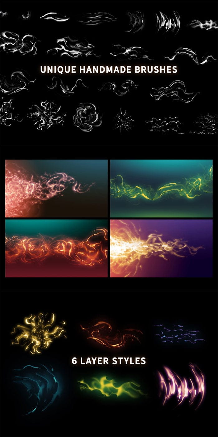 CreativeMarket - Magic FX Brushes Vol. 1 Magic FX Brushes Vol. 1