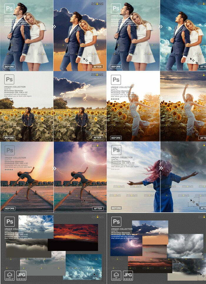 CreativeMarket - Sky Photo overlays Sky Photo overlays
