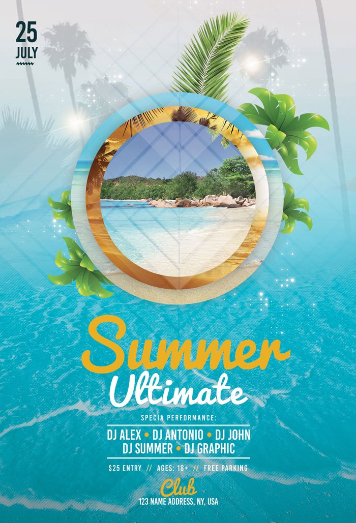 Summer Ultimate Flyer Template