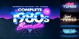 80s Text Effects Complete Bundle