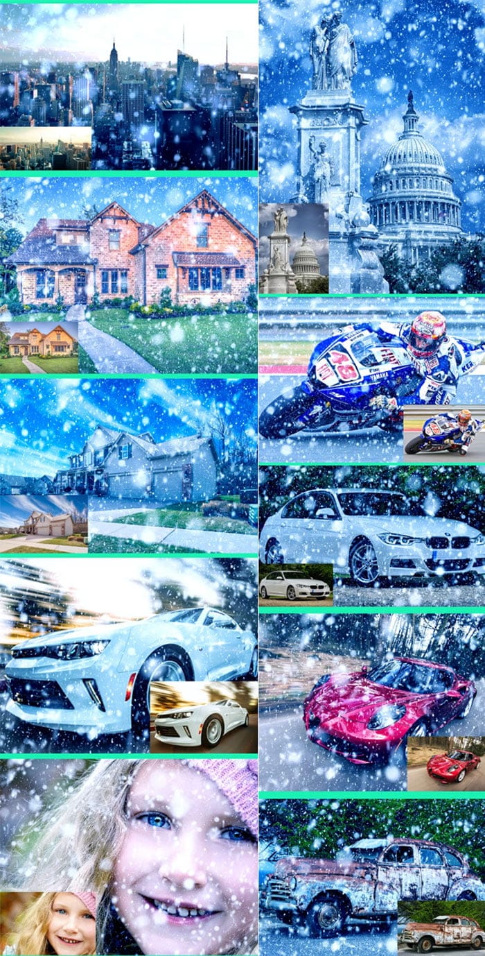 Amazing 15 Snow Photoshop Action Vol 1 Amazing 15 Snow Photoshop Action Vol 1
