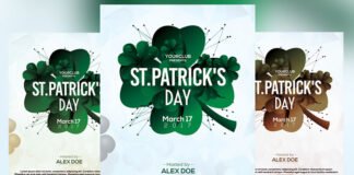 ST Patric Day Flyer PSD Template