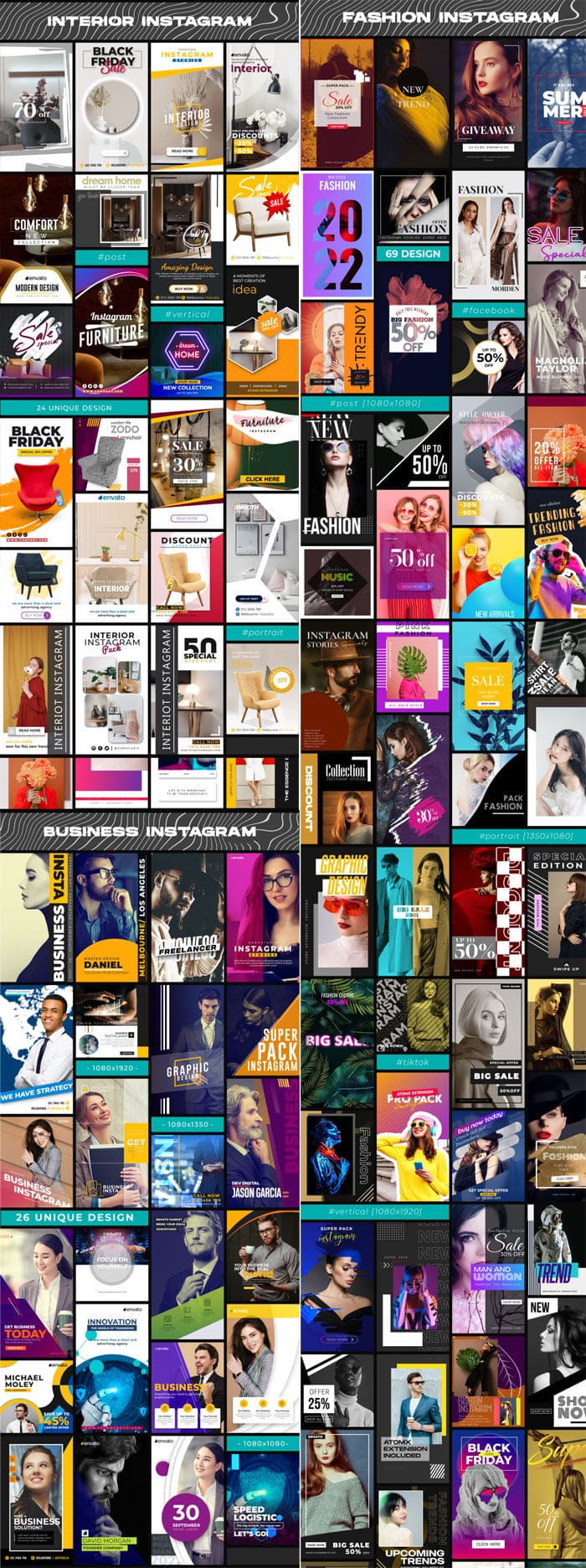 Videohive - Instagram Stories Big Pack For AE Instagram Stories Big Pack For AE