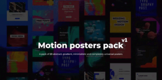 Motion Posters For AE Projects