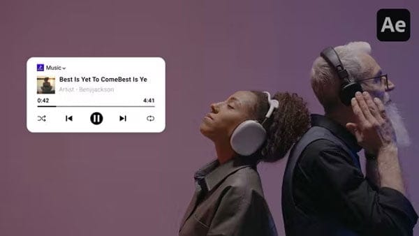 Videohive - Music Player Pack For AE Projects Music Player Pack For AE Projects