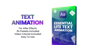 Text Animation Presets For AE Projects