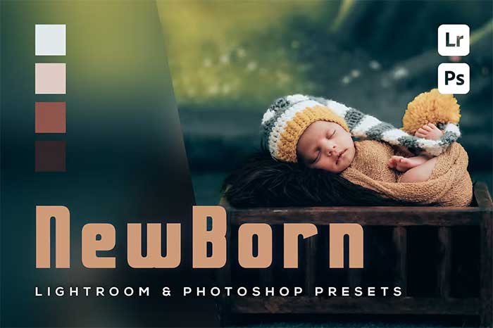 6 NewBorn Lightroom and Photoshop Presets 6 NewBorn Lightroom and Photoshop