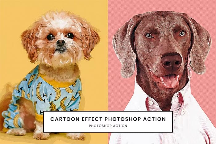 Action With Cartoon Effect Photoshop Plugin Action With Cartoon Effect Plugin