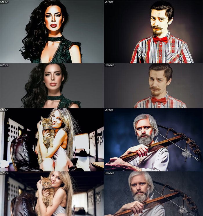 Cartoonizer Photoshop Action Free Download Cartoonizer Photoshop Action