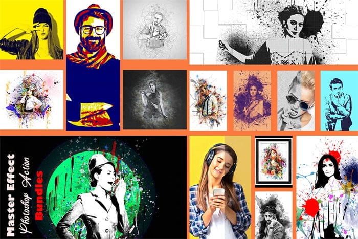 CreativeMarket - Master Effect PS Action Bundle Master Effect PS Action Bundle