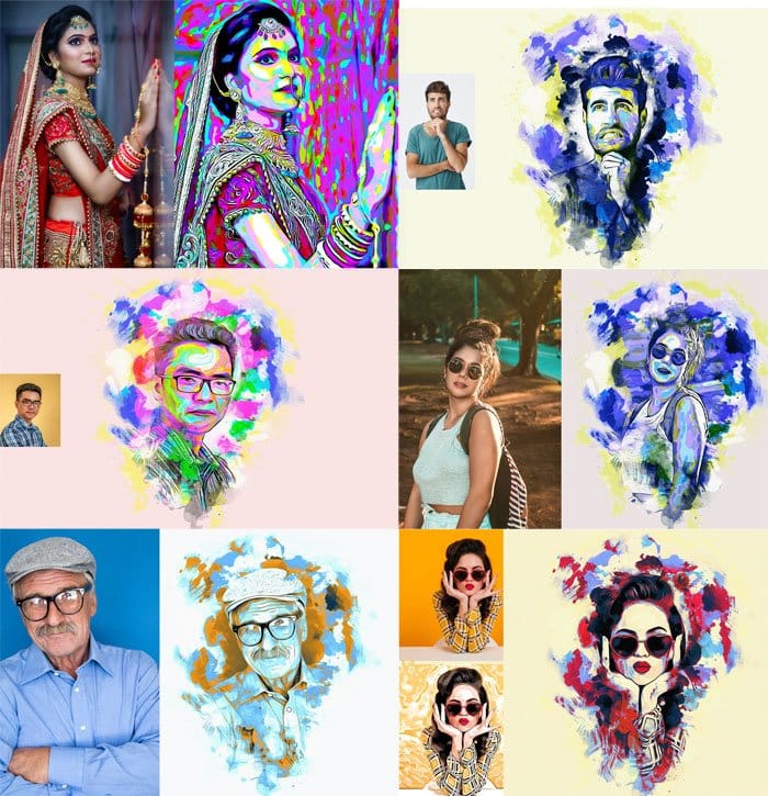 CreativeMarket - Poster Art Photoshop Actions Poster Art Photoshop Actions