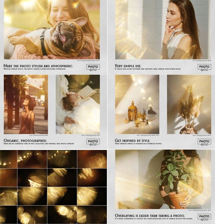 CreativeMarket - Sun Is Shining Overlays Sun Is Shining Overlays