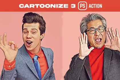 Cartoonize 3 Photoshop Action